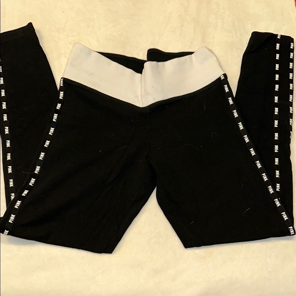 Victoria's Secret Black and White Leggings
